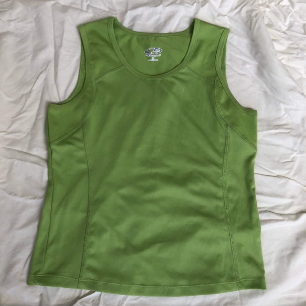 Lime green athletic tank sz S